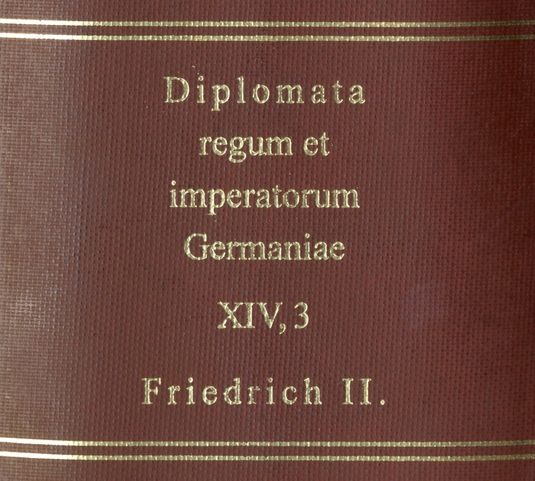 Urkunden Friedrichs II., Band 3